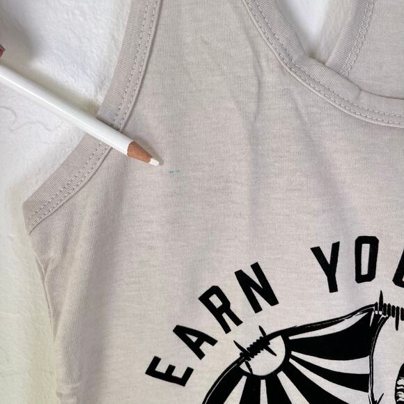 Tigers Yin Yang Tank Top Women's Sz XS Weightlifting Gym Workout Japan Tao Fit - Picture 3 of 5